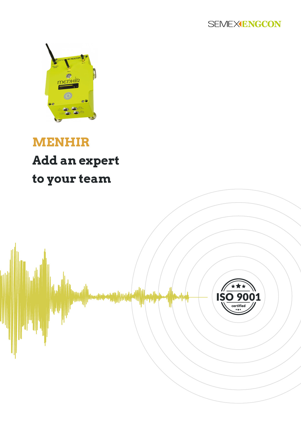 Produktdatenblatt Erschütterungsmesssystem MENHIR